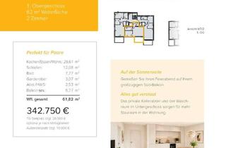 Wohnung kaufen in Moltkestr., 89129 Langenau, Neubau WHG 2.5 - M7/2 - 1.Obergeschoss - 62m²