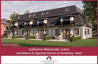 Wohnung kaufen in 22393 Sasel, Exklusives Maisonette-Leben mit Balkon & eigenem Garten in Hamburg-Sasel