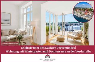 Wohnung kaufen in 23570 Travemünde, Exklusiv über den Dächern Travemündes – Wohnung mit Wintergarten und Dachterrasse an der Vorderreihe