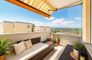 Wohnung kaufen in 88255 Baindt, Lichtdurchflutete 4-Zimmer-Wohnung mit Panoramaausblick, zwei Balkonen und Garage in Baindt