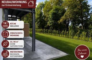 Wohnung mieten in 94437 Mamming, TOP moderne 2-Zimmer EG Wohnung mir ca. 94 m² Privatgarten!! - Küche inklusive