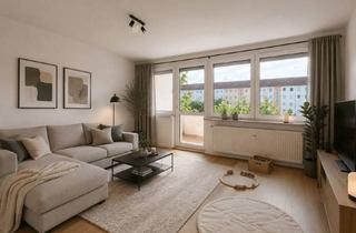 Wohnung mieten in 01587 Riesa, Frisch saniert & modern ausgestattet. Einfach einziehen & wohlfühlen. – 4-Raum-Wohnung mit Balkon !