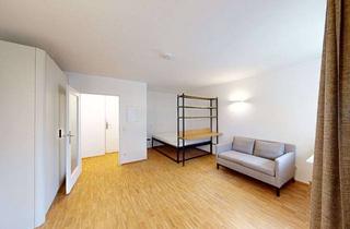 Wohnung mieten in Paul-Gossen-Straße 119, 91052 Erlangen, Hochwertige 1-Zimmer-Wohnung mit Balkon und Einbauküche in Erlangen