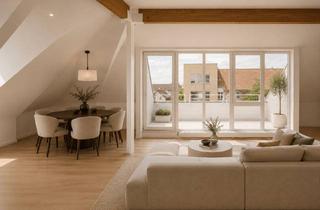 Penthouse mieten in 40667 Meerbusch, Penthouse mit Dachterrasse – Erstbezug: 3 Zimmer, 104 m² (Meerbusch-Büderich)