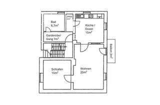Wohnung mieten in 83043 Bad Aibling, Erstbezug: 2-Zimmer-Altbauwohnung mit Balkon in Bad Aibling