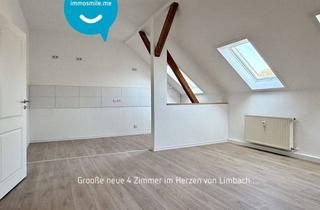 Wohnung mieten in 09212 Limbach-Oberfrohna, Alles Neu! • 4 Zimmer • offene Küche • Tageslichtbad mit Wanne • Gäste WC • zentrumsnahe Lage