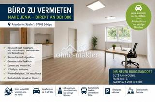 Gewerbeimmobilie mieten in Altendorfer Straße 1, 07768 Schöps, 78 m² Büroeinheit mit 2 Büros + Lager – direkt B88 nahe Jena
