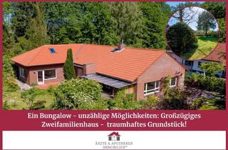 Haus kaufen in 23562 St. Jürgen, Ein Bungalow - unzählige Möglichkeiten: Großzügiges Zweifamilienhaus - traumhaftes Grundstück!