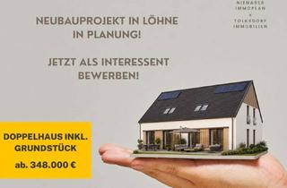 Doppelhaushälfte kaufen in 32584 Löhne, Neu in Löhne: Ihre Doppelhaushäfte im Neubau – jetzt Interessent werden!