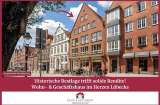 Anlageobjekt in 23552 Innenstadt, Historische Bestlage trifft solide Rendite – Wohn- & Geschäftshaus im Herzen Lübecks