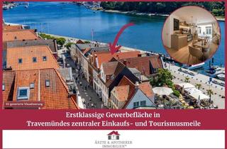 Gewerbeimmobilie kaufen in 23570 Travemünde, Erstklassige Gewerbefläche in Travemündes zentraler Einkaufs- und Tourismusmeile