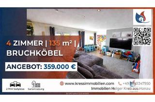 Wohnung kaufen in 63486 Bruchköbel, Große 4-Zimmer Wohnung mit zwei Balkonen, zwei PKW Stellplätzen und Garten