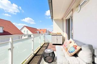 Wohnung kaufen in 85399 Hallbergmoos, Charmante Dachgeschosswohnung – 3 Zimmer, hohe Decken & sonnige Süd-Terrasse - in Hallbergmoos