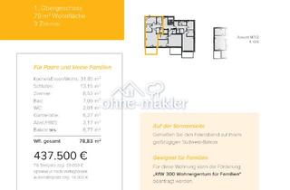 Wohnung kaufen in 89129 Langenau, Neubau WHG 2.6 - M7/2 - 1.Obergeschoss - 79m²