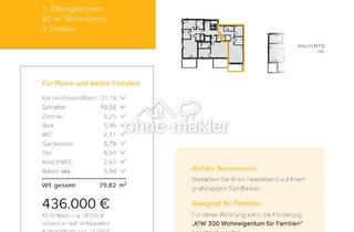 Wohnung kaufen in 89129 Langenau, Neubau WHG 2.4 - M7/2 - 1.Obergeschoss - 80m²