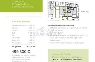 Wohnung kaufen in 89129 Langenau, Neubau WHG 1.2 - M7/1 - Erdgeschoss - 91m²