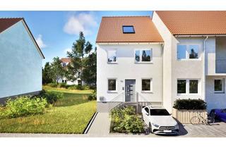 Haus kaufen in 76297 Stutensee, FELDRAND & SACKGASSE: Perfekt aufgeteiltes & unterkellertes Neubau-RMH in Spöck - Baubeginn 10/2026