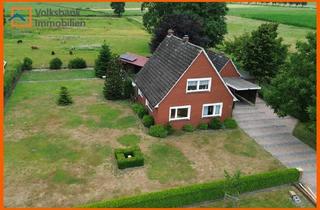 Einfamilienhaus kaufen in 26817 Rhauderfehn, Ruhe pur! Gepflegtes Einfamilienhaus auf 1.282 Quadratmeter Grundstück in Rhauderfehn/Backemoor!