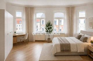 Wohnung kaufen in 04229 Leipzig, Bezugsfreier Gründerzeit-Altbau · Eckwohnung 3. OG · neue Holzfenster und Treppenhaus 2025
