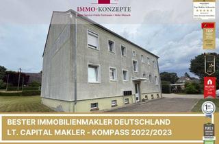 Wohnung kaufen in 19086 Plate, Kapitalanlage mit Mehrwert: Vermietete 3-Zimmer-Wohnung mit Garten & Garage