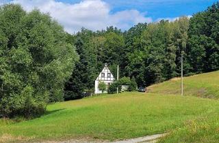 Einfamilienhaus kaufen in 07973 Greiz, Greiz - Bezauberndes Fachwerkhaus am Waldesrand, unverbaubare Alleinlage