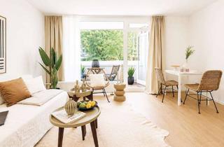 Wohnung kaufen in Simrockstraße 98, 40235 Grafenberg, Komplett renoviert und einfach schön: ruhiges Apartment mit großem Balkon ins Grüne