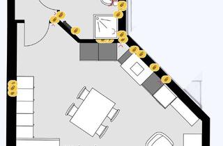 Wohnung mieten in 72654 Neckartenzlingen, Frisch saniertes, möbliertes 1,5 Zimmer-Apartment mit Einbauküche, Tiefgarage & Keller