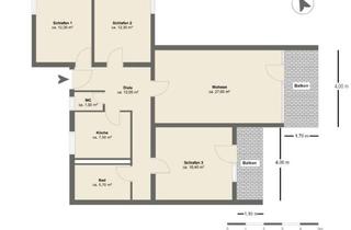Wohnung mieten in Max-Planck-Straße 38, 33659 Senne, 4-Zimmer-Wohnung in Bielefeld-Senne
