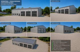 Lager kaufen in 14612 Falkensee, Toplage im Zentrum! GE-Grundstück mit Baugenehmigung für Gewerbehalle mit 430 m²