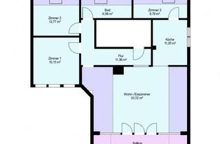 Wohnung mieten in 74921 Helmstadt-Bargen, Erstbezug nach hochwertiger Modernisierung – großzügige 4-Zimmer-Dachgeschosswohnung mit 120 m²