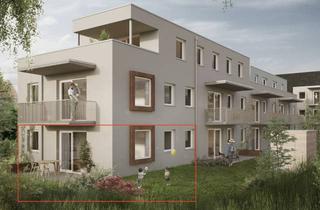Wohnung mieten in 73277 Owen, Neubau-Erstbezug in Owen: barrierefreie 3-Zimmer-Wohnung mit großem Garten, inkl. TG Stellplatz
