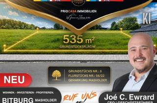 Immobilie kaufen in 54634 Bitburg, ++ BITBURG-MASHOLDER | Exklusives Wohngebiet | Einfamilienhaus o. Doppelhaushälften bebaubar | 535qm ++
