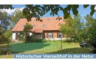 Haus kaufen in 17291 Prenzlau, Prenzlau - Freistehender Vierseithof (7283m²) mit Scheune und Brunnen