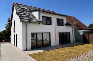 Wohnung kaufen in 68305 Gartenstadt, Neubau in Mannheim-Gartenstadt – energieeffiziente 3-Zimmer-Doppelhaushälfte