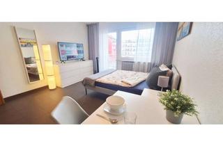 Wohnung mieten in Werderstraße, 70190 Ost, Vollmöbliertes 1-Zimmer-Apartment mit Balkon in Stuttgart-Ost - ab 3 Monaten bis unbefristet