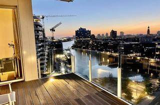 Wohnung mieten in Großer Grasbrook 19, 20457 HafenCity, Mit Weitblick: Exklusive, möblierte 2 Zimmer-Wohnung!
