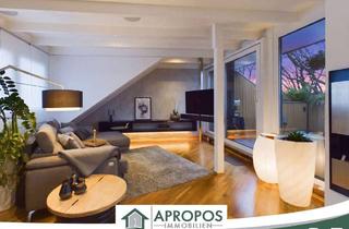 Wohnung kaufen in 47119 Ruhrort, LUXUS über den Dächern! Design Maisonettewohnung mit viel Platz