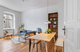 Wohnung kaufen in Pettenkoferstraße 29, 10247 Friedrichshain, Zeitloser Altbaucharme in Friedrichshain: Bezugsfreie 2-Zimmer-Wohnung im beliebten Nordkiez