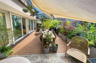 Penthouse kaufen in 10243 Friedrichshain, Penthouse-Maisonette mit 97 m² Dachgarten, Außensauna & PV — keine Maklercourtage