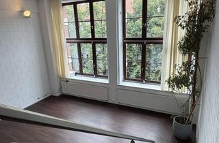 Lofts mieten in Holbeinstraße 14, 04229 Schleußig, Galerie-Loft mit 5,50 m Raumhöhe und Bootsanleger, 4 Zimmer in den Buntgarnwerken Schleußig