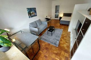 Wohnung mieten in Stöberlstraße 15, 80687 Laim, Voll möblierte 1-Zimmer-Wohnung mit sonnigem Westbalkon am Agricolaplatz