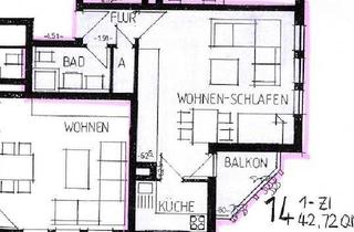 Wohnung kaufen in 79650 Schopfheim, Schopfheim - Helle 1-Zimmer-Eigentumswohnung in Schopfheim zu verkaufen