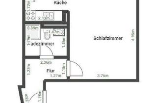 Wohnung kaufen in 09113 Chemnitz, Chemnitz - 1,0 Zimmer Wohnung in Chemnitz Schloßchemnitz