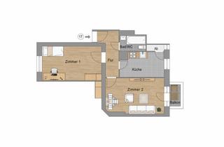 Wohnung kaufen in Halskestraße, 12167 Steglitz, Kapitalanlage Berlin: Vermietete Altbauwohnung im Hochparterre & ruhigem Hinterhaus