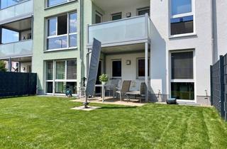 Wohnung kaufen in 89257 Illertissen, Barrierearme 2-Zimmer-Erdgeschosswohnung in Illertissen mit Terrasse, Garten und Wallbox