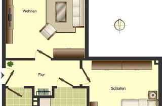 Wohnung mieten in Niendorfer Weg 19, 26125 Ohmstede, 2-Zimmer-Wohnung mit Balkon in Oldenburg-Ohmstede!