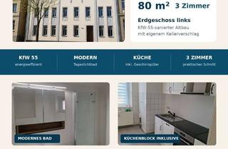 Wohnung mieten in Jänickendorfer Straße, 14943 Luckenwalde, 3-Zimmer-Wohnung in Luckenwalde im energieeffizient sanierten Altbau