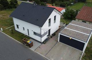 Einfamilienhaus kaufen in 98716 Geschwenda, *** Exklusives KfW-40-Plus-Einfamilienhaus mit PV-Anlage, Erdwärmepumpe, Doppelgarage