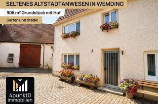 Haus kaufen in 86650 Wemding, Altstadtanwesen in Wemding – 906 m² Grundstück mit Hof, Garten und Stadel