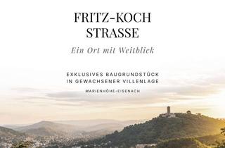 Grundstück zu kaufen in Fritz-Koch-Straße, 99817 Eisenach, Exklusives Baugrundstück in Eisenachs Villenviertel Marienhöhe 652 m² in außergewöhnlicher Wohnlage